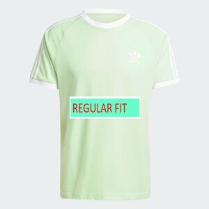Adidas Classics Original 3 Stripes Tee Shirt Trefoil Retro Light Spark Green